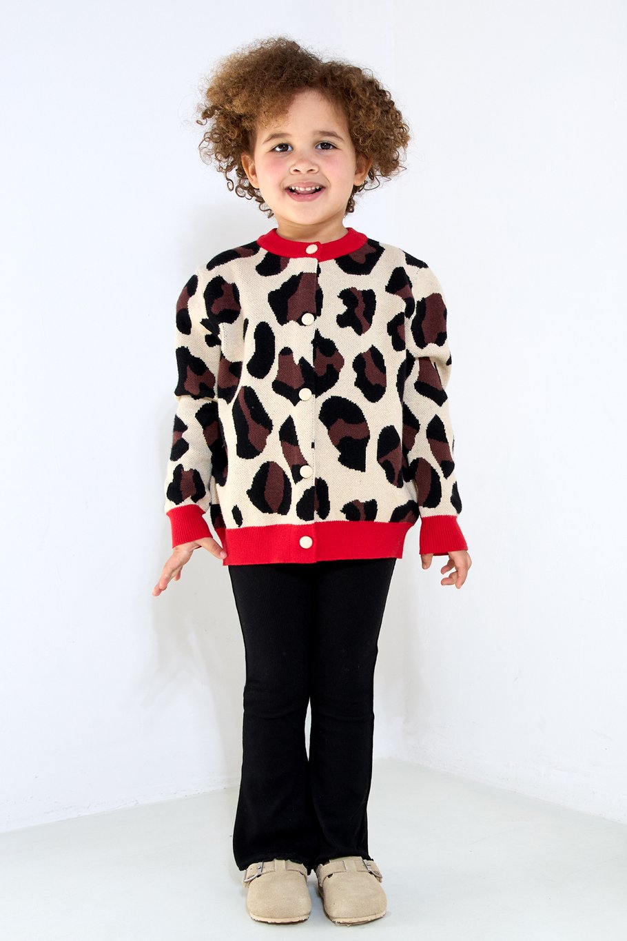 Child Vest Leopard - Camel Picture3